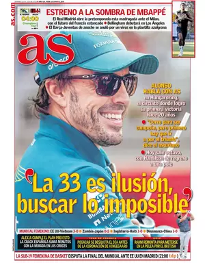 Le Prime Pagine dei Quotidiani Sportivi Internazionali - 23 luglio 27 image 13