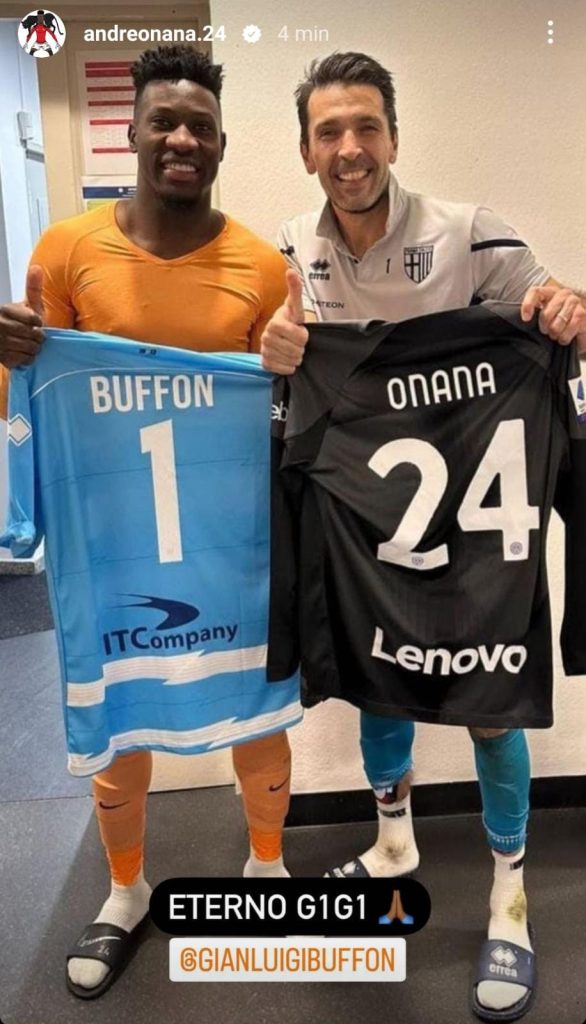 Ex Inter, Onana omaggia Buffon: «Eterno» - FOTO 27 60830b5d d8e9 47b6 9599 e33886e583c5