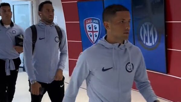 Cagliari Inter, arrivo nerazzurri