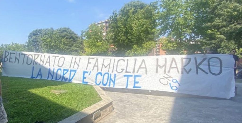 Arnautovic, l'accoglienza della Curva Nord dell'Inter - FOTO 27 inter arnautovic