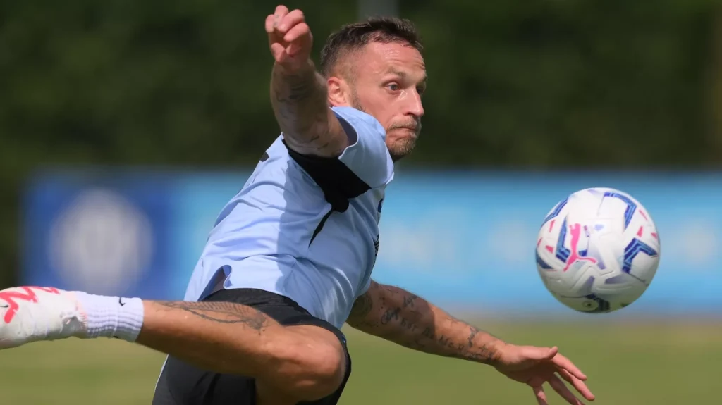 Allenamento Inter, ecco come i nerazzurri si preparano alla Fiorentina -GALLERY 1 Inter, Arnautovic allenamento