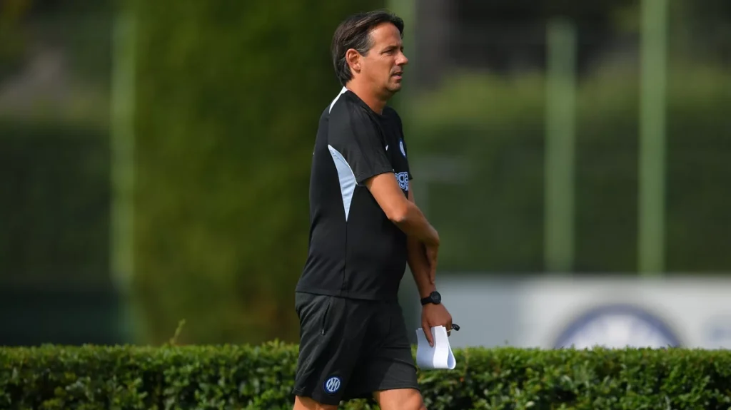 Inzaghi allenamento Inter Appiano