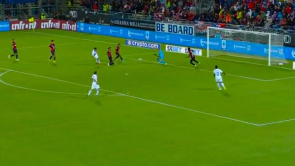Lautaro Cagliari Inter screen