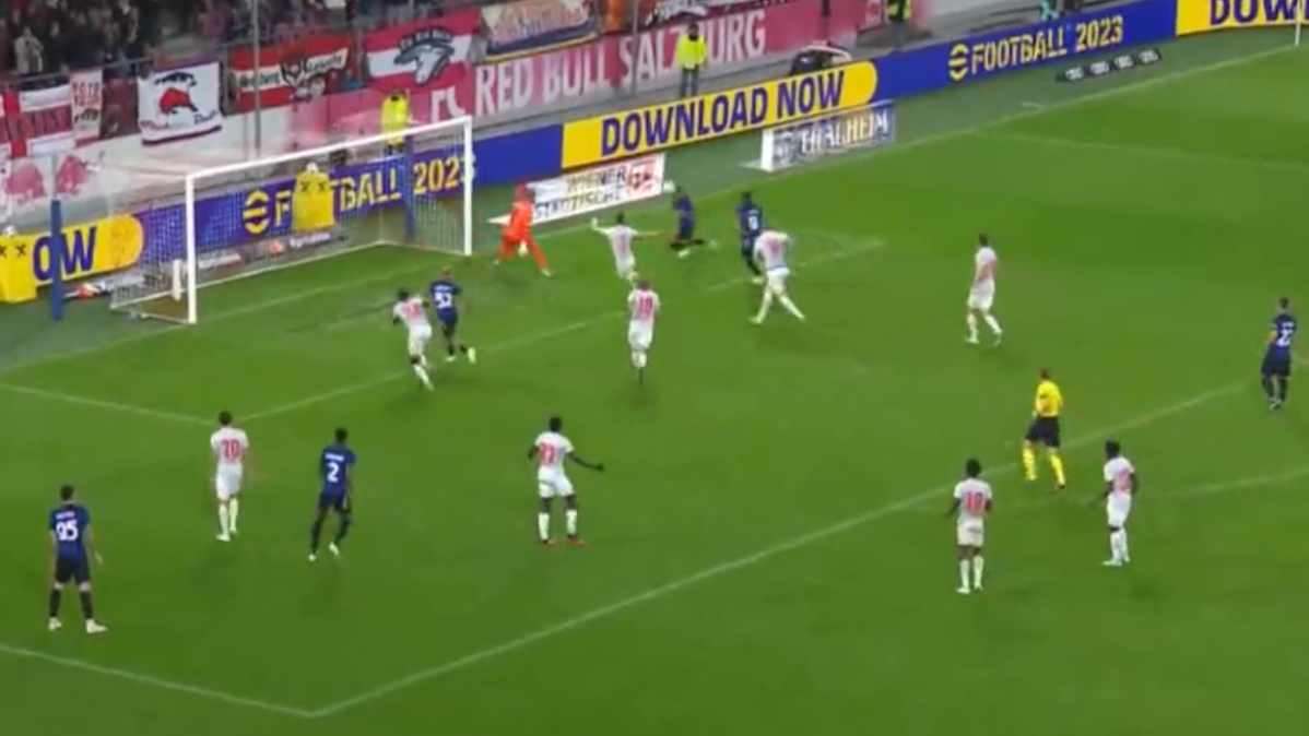 Salisburgo Inter, Correa sigla il 2-3 di testa! - VIDEO 26 Salisburgo Inter Correa