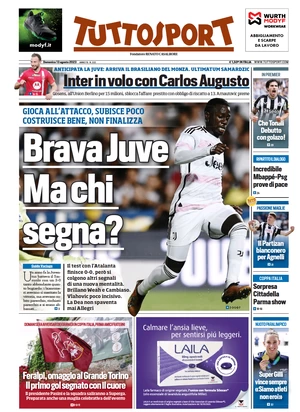 Le Prime Pagine dei Quotidiani Sportivi - 13 agosto 29 image 2