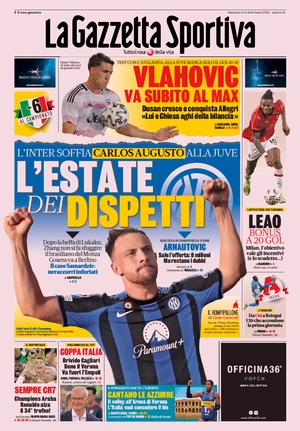 Le Prime Pagine dei Quotidiani Sportivi - 13 agosto 27 image