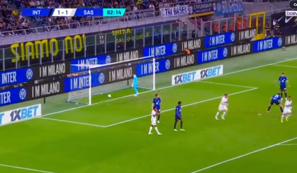 Inter-Sassuolo 1-2, Berardi e Bajrami riprendono i nerazzurri - VIDEO 1 Cattura 2