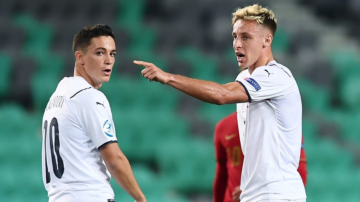 Raspadori: «Frattesi? Felice per lui, sta dimostrando il suo valore all'Inter» 26 Frattesi Raspadori MG5 2167 e1694973377689