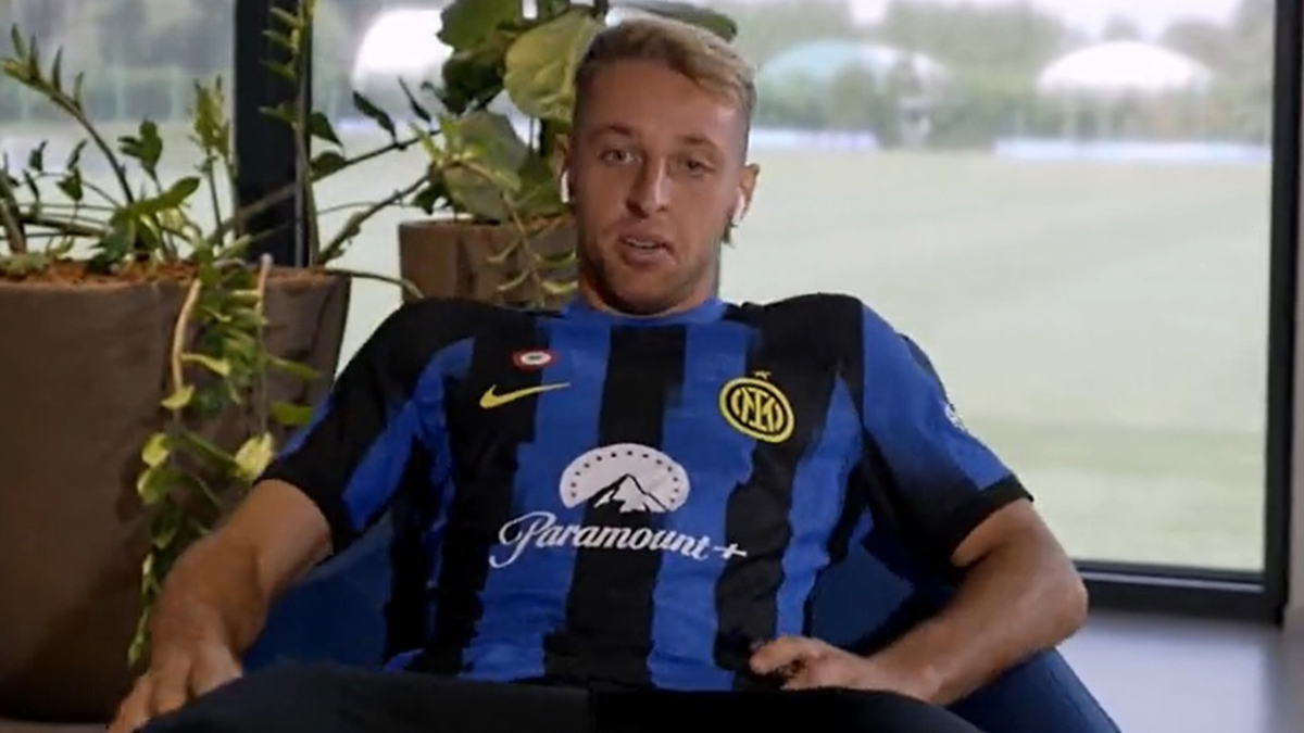 Inter Milan, il simpatico sketch con Frattesi e Carlo Verdone - VIDEO 26 Frattesi screen Verdone