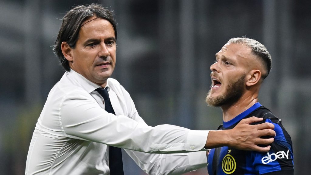 Braglia: «Inter, non vorrei che tornassero i mal di pancia» 1 Inzaghi Dimarco DB1 9055 2 e1695848797844