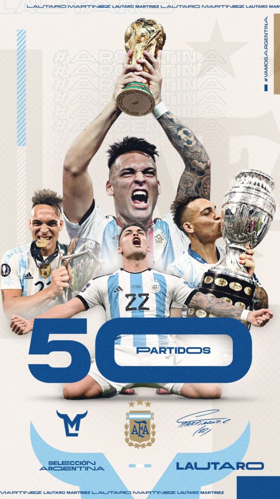 Lautaro, il capitano dell'Inter taglia un traguardo importante con l'Argentina 27 Lautaro