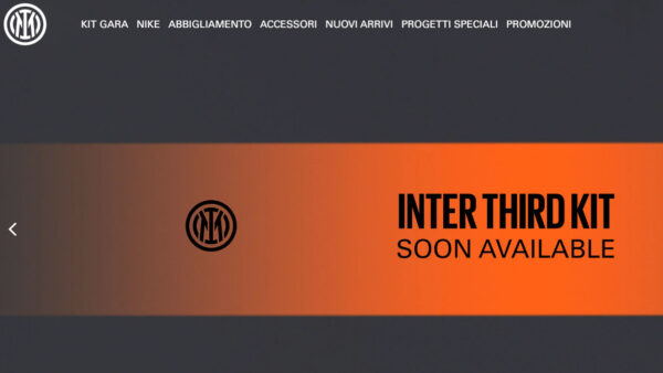 Screen countdown terza maglia Inter