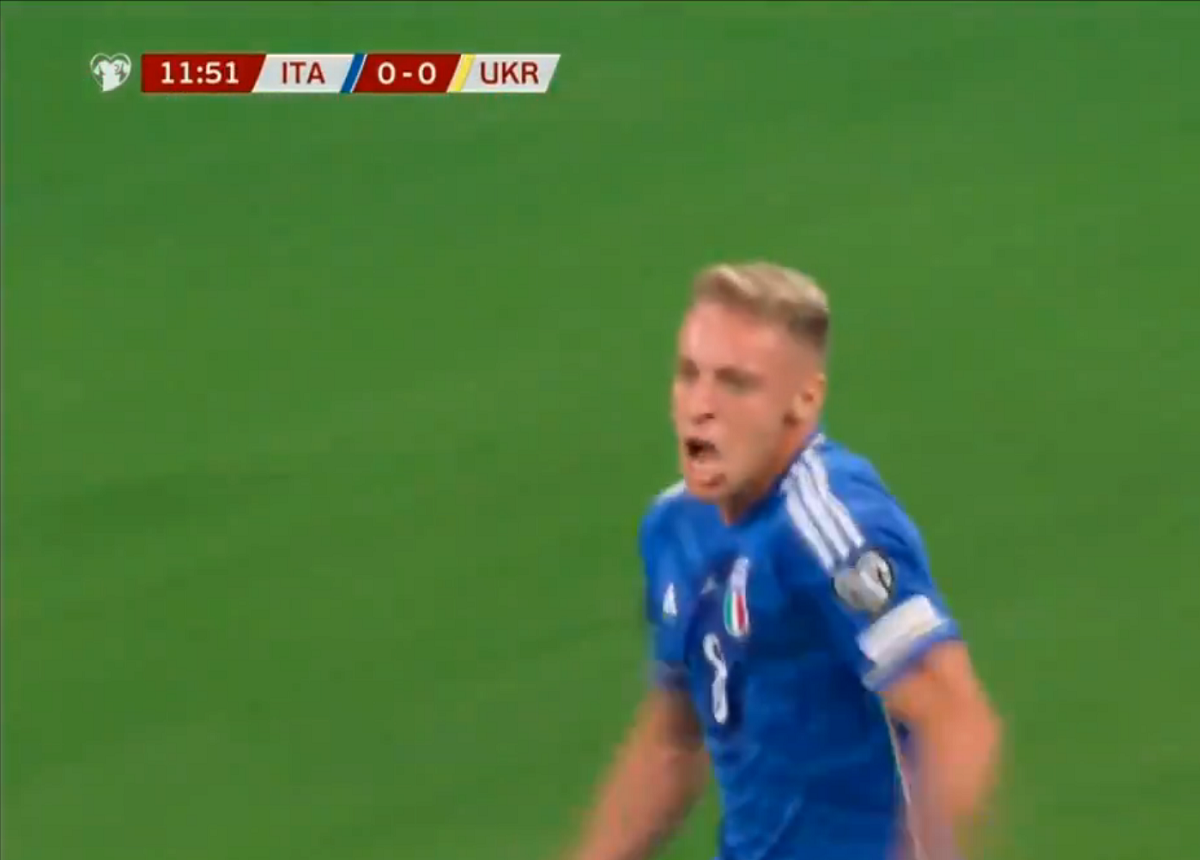 Italia-Ucraina, vantaggio azzurro con l'interista Frattesi - VIDEO 26 frattesi inter italia