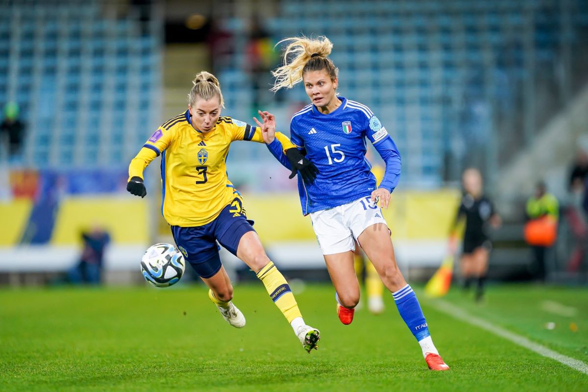 Nations League femminile, Cambiaghi e Bonfantini in campo con la Svezia 26 Cambiaghi Italia