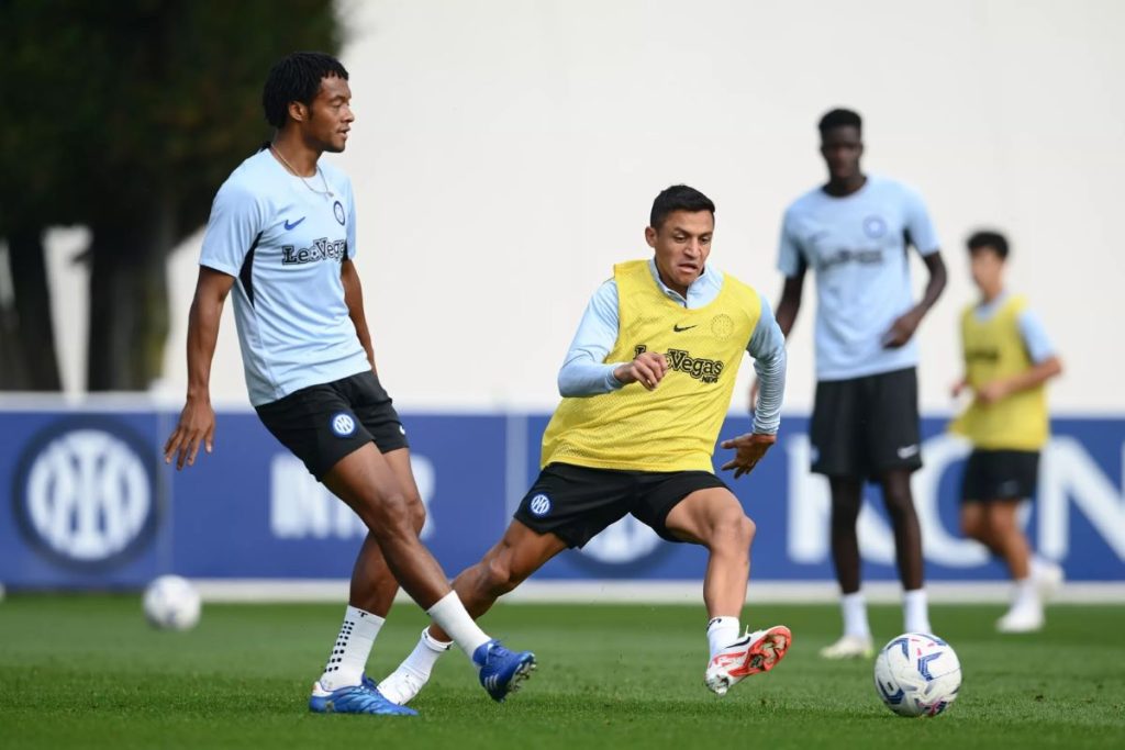 Verso Inter-Bologna, i nerazzurri tornano ad Appiano -FOTO 27 Cuadrado Sanchez allenamento inter