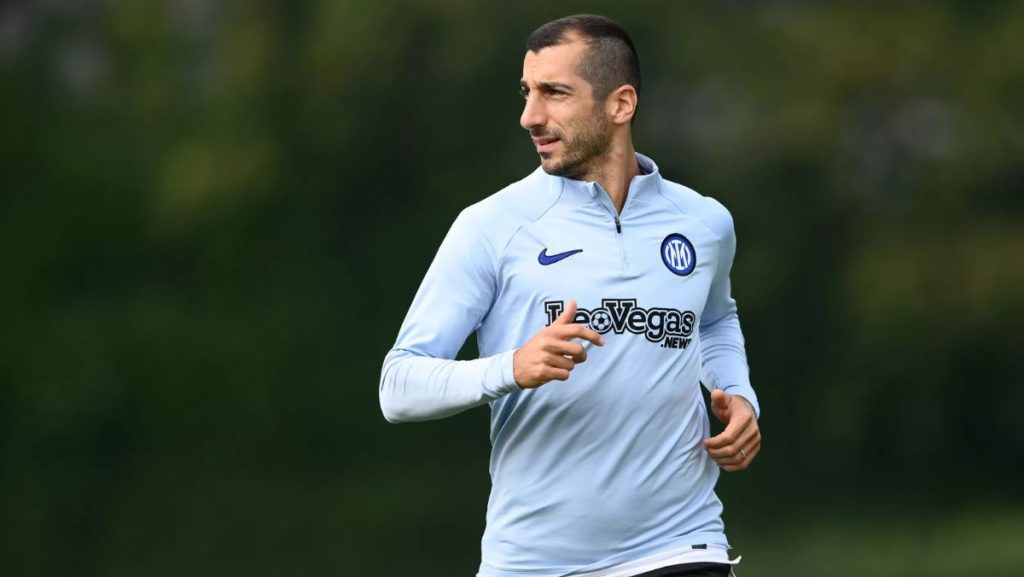 Mkhitaryan allenamento