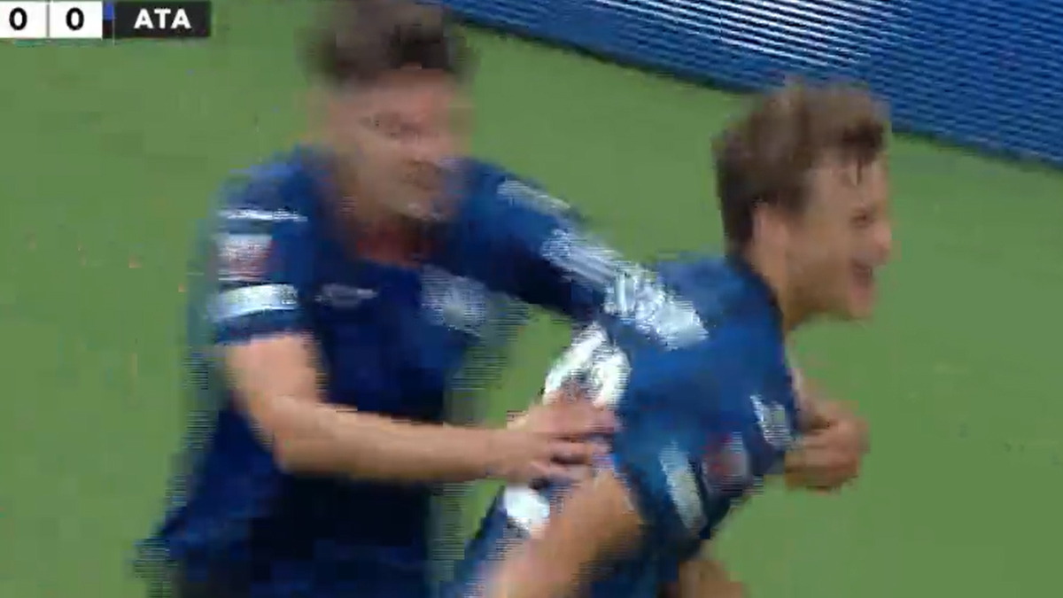 Gol Scalvini, l'ex obiettivo dell'Inter segna in Sporting-Atalanta - VIDEO 26 Scalvini screen Spo Ata