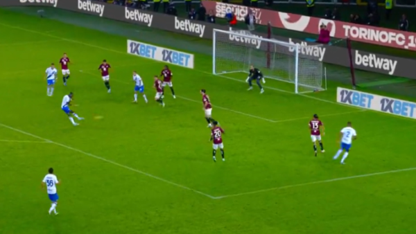 Torino Inter, gol Thuram