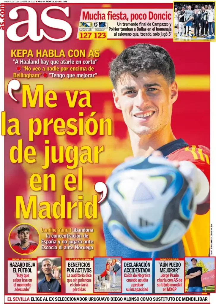 Le Prime Pagine Sportive Internazionali - 11 ottobre 28 as 001304521