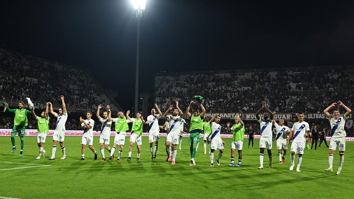 Scudetto, Genta: «Inter più forte e completa, le altre rimangono in scia» 26 esult a fine gara Inter DB1 8213 e1696156880679