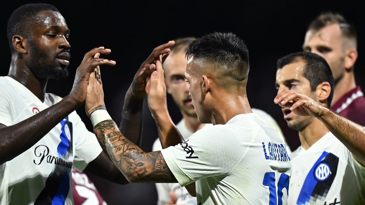 Inter, il post ironico dopo la Salernitana che fa impazzire i tifosi - FOTO 26 esult gol Martinez DB1 8015 e1696148997196