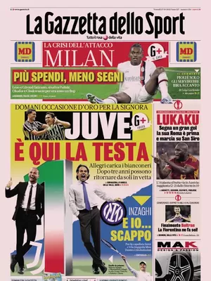 Le Prime Pagine Sportive Nazionali – 27 ottobre 27 image 49