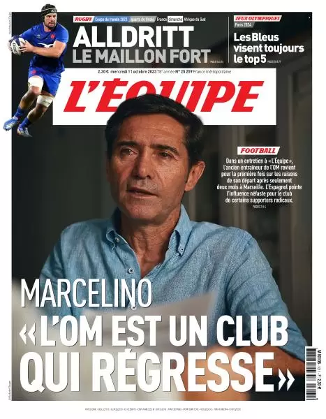 Le Prime Pagine Sportive Internazionali - 11 ottobre 30 l equipe 015215104