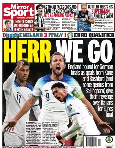 Le Prime Pagine Sportive Internazionali - 18 ottobre 6 mirror sport 074844877