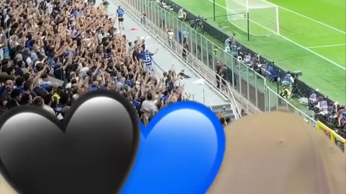 La gioia di Frattesi, l'esultanza a San Siro durante Inter Benfica - VIDEO 26 screen Instagram Frattesi Inter Benfica