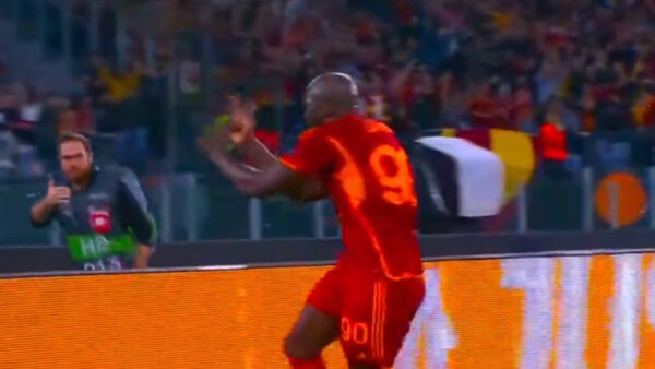 Screen gol lukaku roma slavia praga
