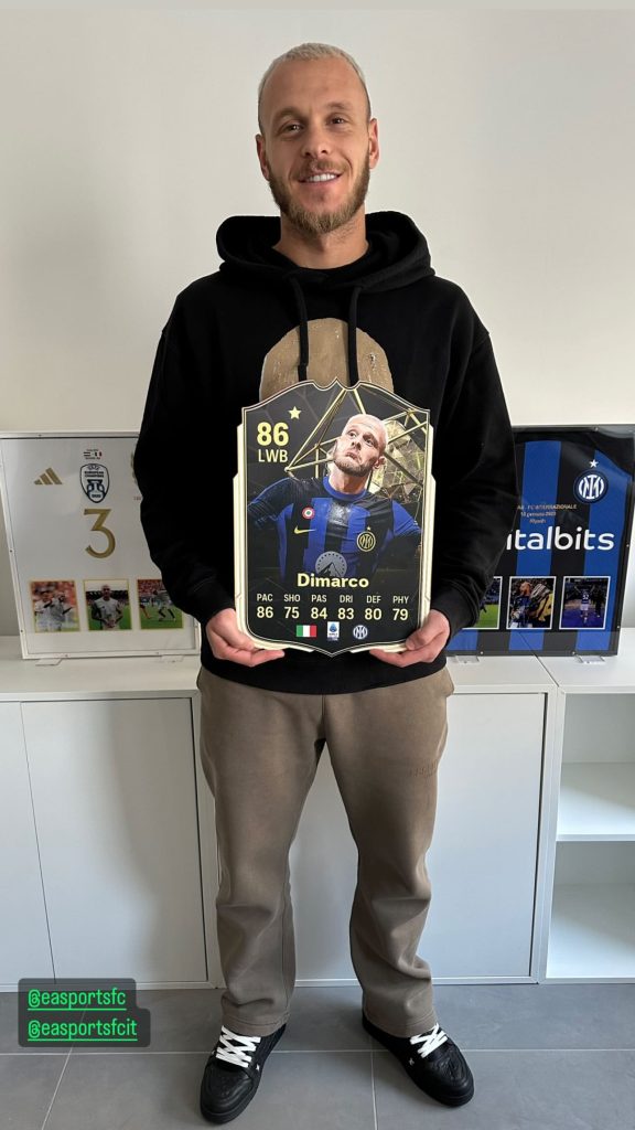Inter, soddisfazione per Dimarco: ricevuta una carta speciale di EA FC - FOTO 27 403791474 1073171693685079 6400746435365883372 n