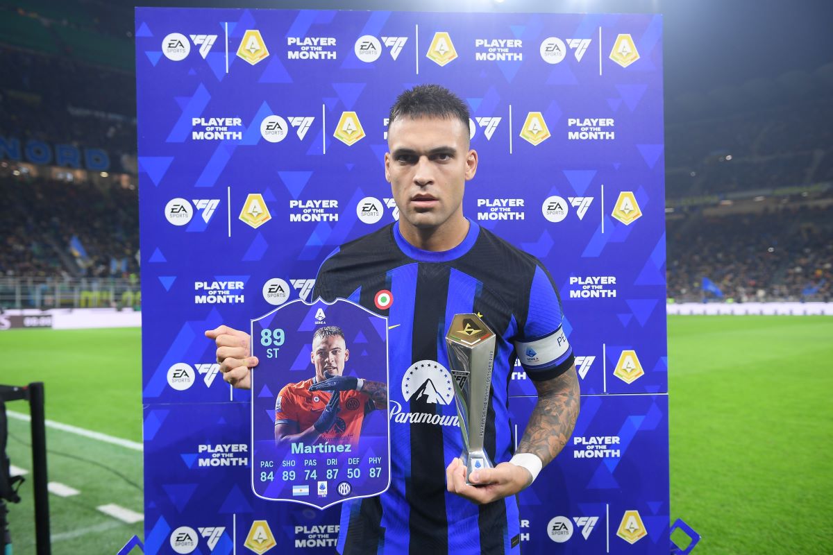 Lautaro e Inzaghi i migliori di ottobre: premiati prima del Frosinone 26 Lautaro