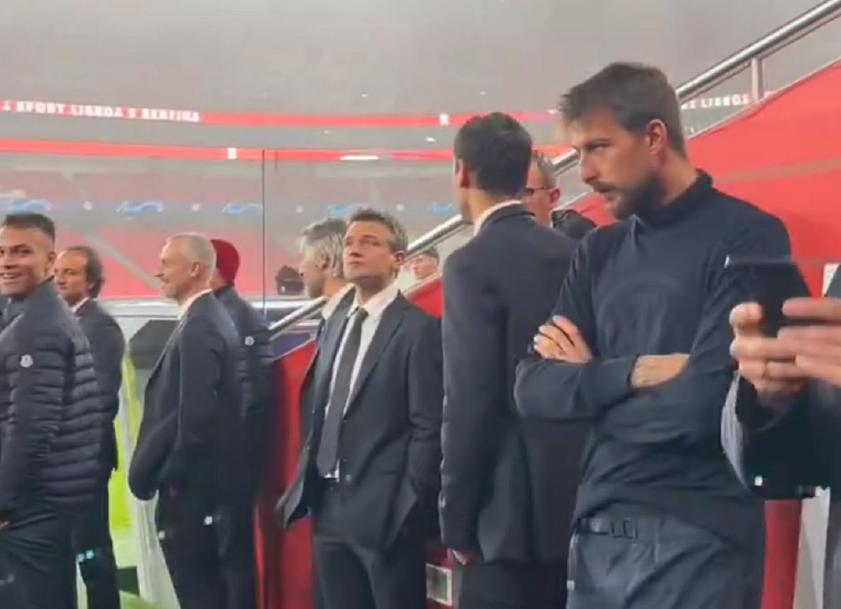 Benfica Inter, la visita dei giocatori allo stadio da Luz - VIDEO 26 benfica inter