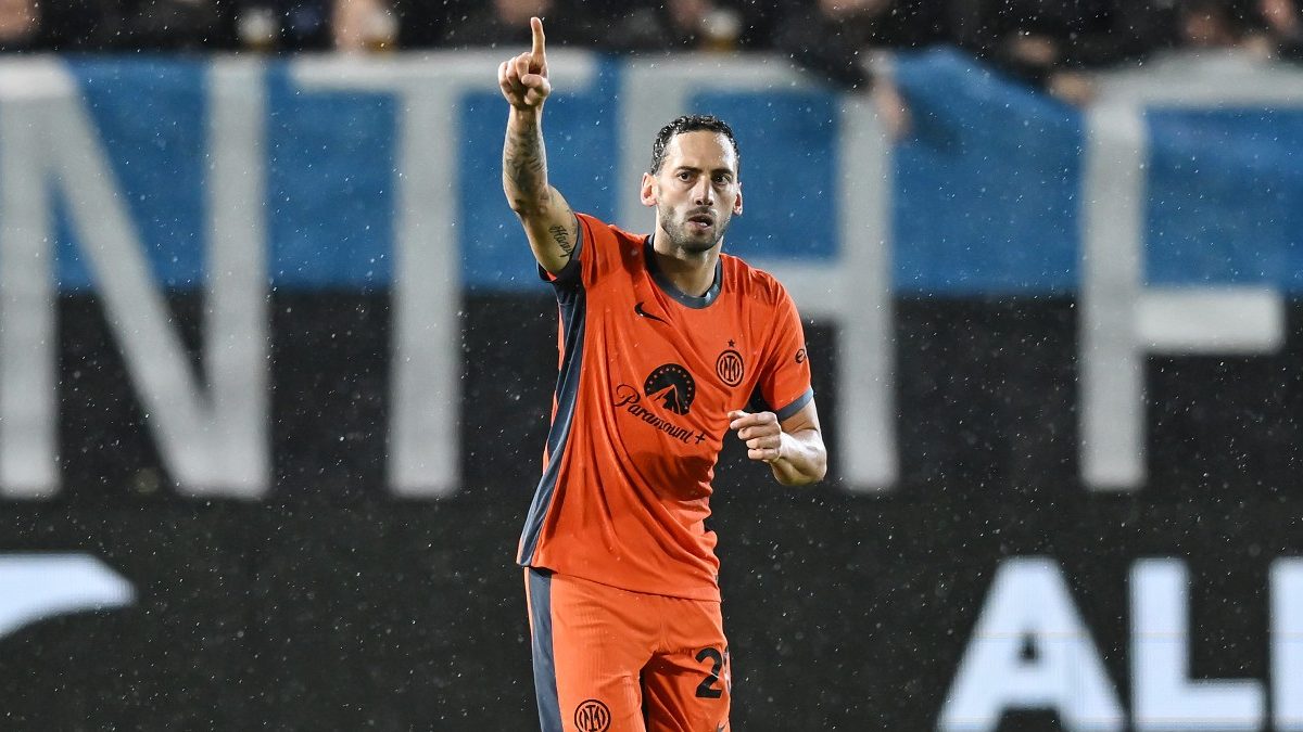 Calhanoglu: «Inzaghi vuole sempre vincere, ecco quando si arrabbia» 26 esult gol Calhanoglu DB1 4308 e1699124872569