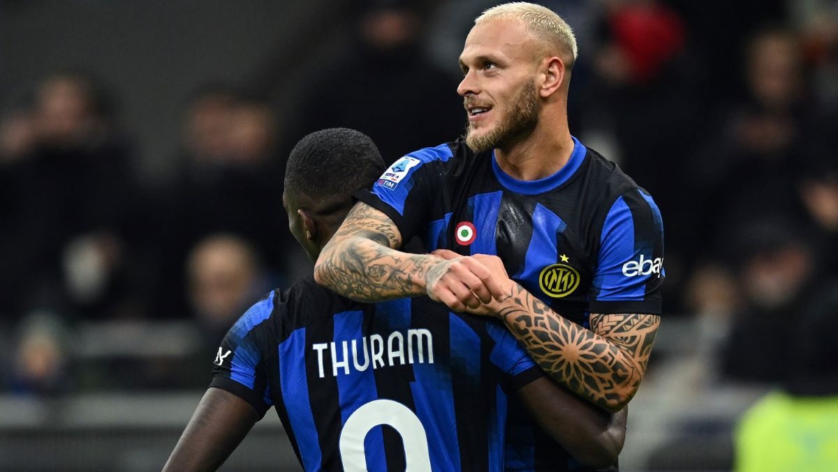 Inter Frosinone, Dimarco vince il premio Man Of The Match 26 esult gol Dimarco DB1 8241 e1699972455148