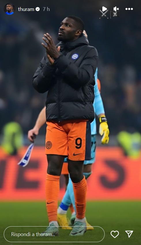 Thuram, il messaggio social dopo la sconfitta di Coppa Italia 27 Thuram