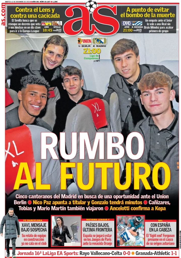 Le Prime Pagine Sportive Internazionali – 12 dicembre 28 as 033810039