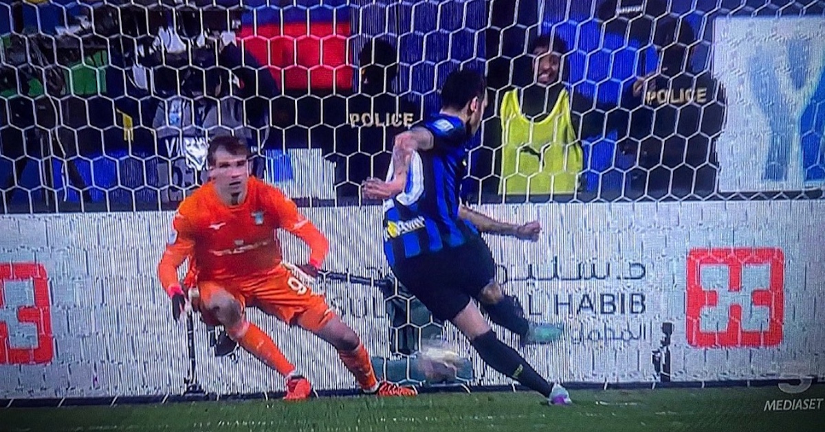 rigore calhanoglu inter lazio