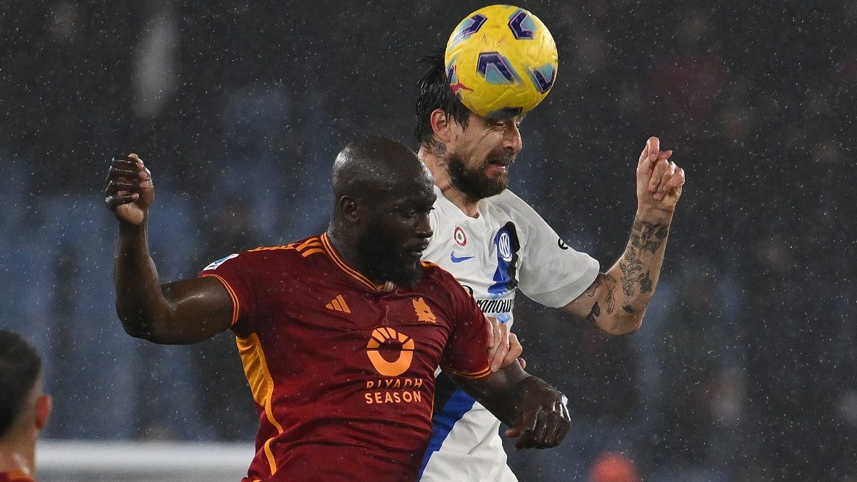 Acerbi Lukaku Roma Inter