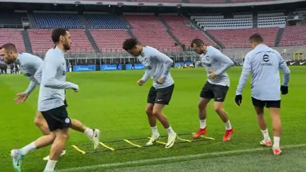 Allenamento rifinitura Inter San Siro