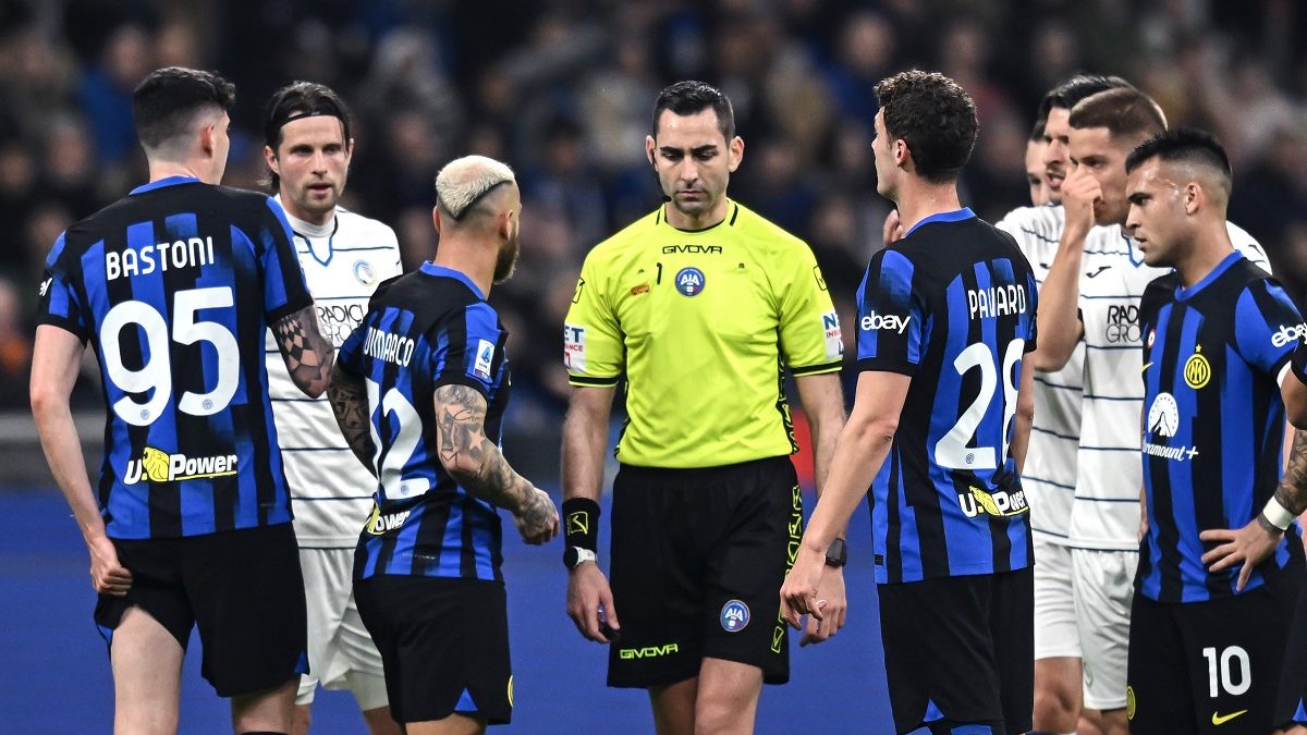 Inter Atalanta gol annullato