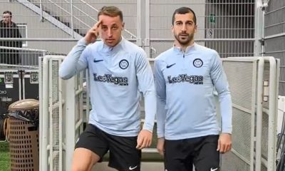 Frattesi Mkhitaryan allenamento Inter