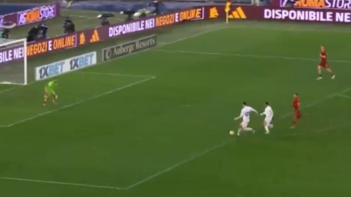 Gol Bastoni Roma Inter