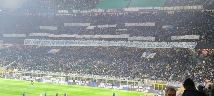 Inter Juve striscioni
