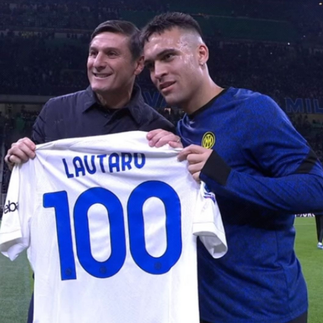 Lautaro 100 gol Inter