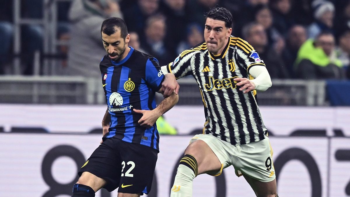 Mkhitaryan Vlahovic Inter Juve