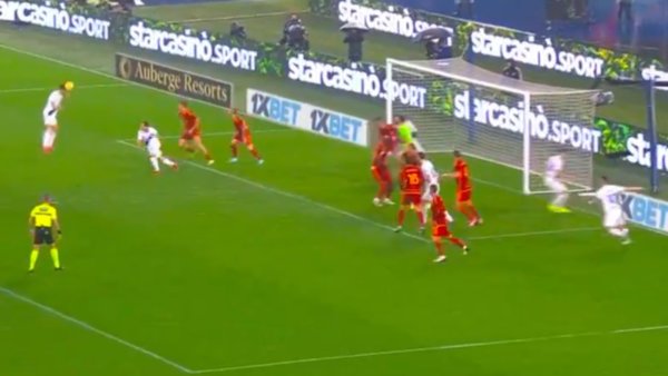Roma Inter, gol Acerbi