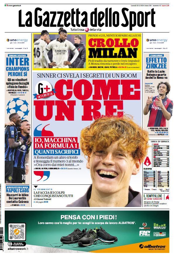 Le Prime Pagine Sportive Nazionali - 19 febbraio 27 WhatsApp Image 2024 02 19 at 07.54.01