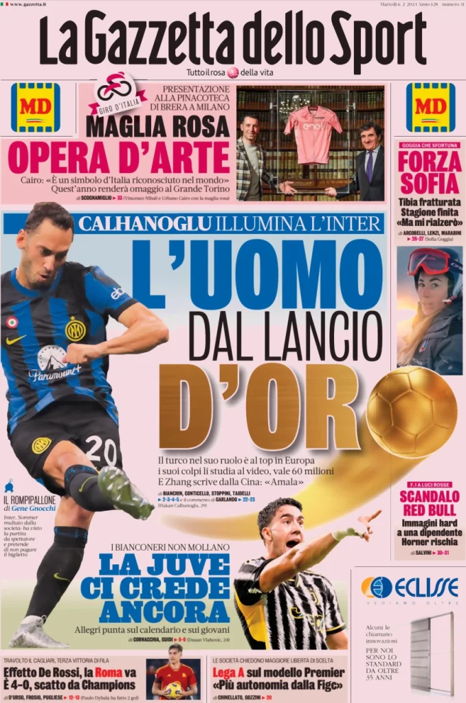 la gazzetta dello sport 051201980