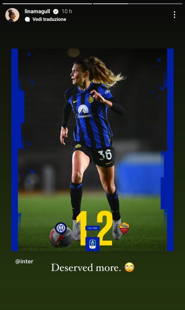 Inter Roma Femminile, rammarico per Lina Magull: il messaggio 27 23